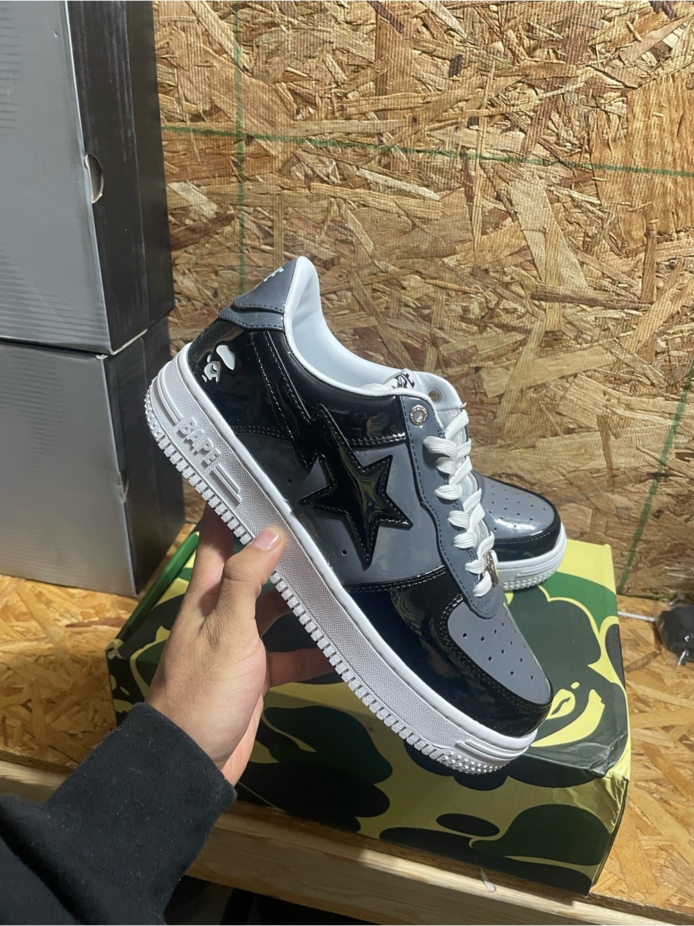 BAPESTA Black/Grey